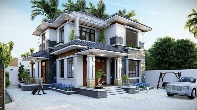 Chiêm ngưỡng mẫu nhà 2 tầng đẹp nhất thiết kế tinh tế