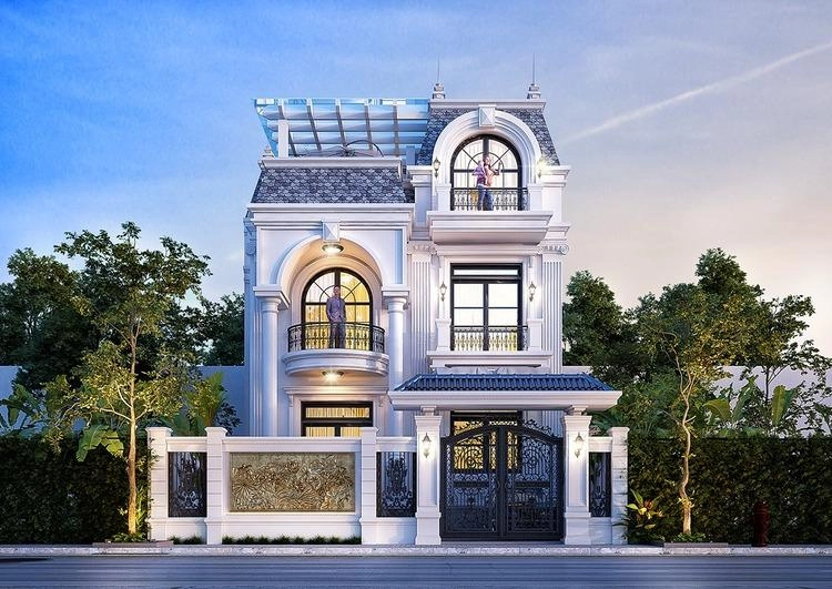 Khám phá mẫu nhà 2 tầng có ban công thiết kế thoáng mát