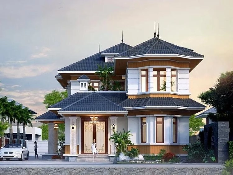 Ngắm nhìn mẫu nhà 2 tầng giá rẻ tiết kiệm chi phí