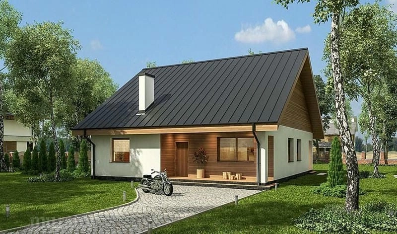 Thiết kế mẫu nhà cấp 4 40m2 tiết kiệm chi phí tối đa