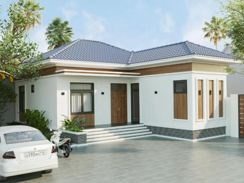 Khám phá mẫu nhà cấp 4 chữ l giá 200 triệu tiện nghi