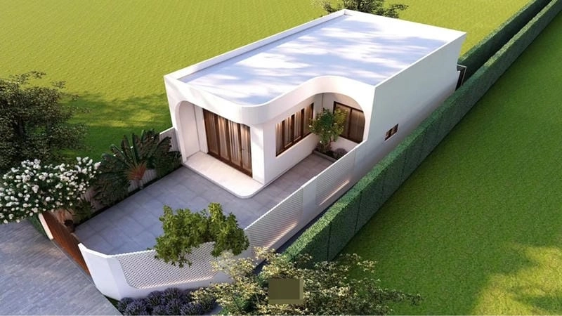 Ngắm ngay mẫu nhà cấp 4 5x12 2 phòng ngủ cùng mẫu nhà cấp 4 chữ l đẹp