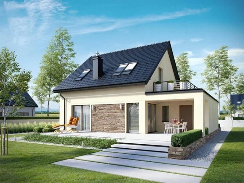 Mẫu không gian tiện ích từ nhà cấp 4 có sân thượng