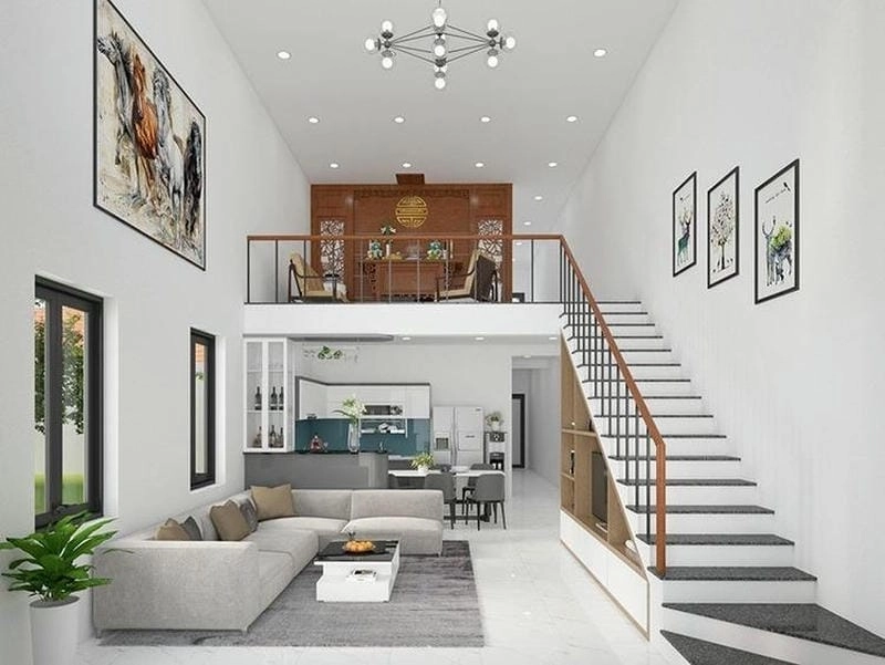 Khám phá mẫu nhà cấp 4 gác lửng tiện nghi