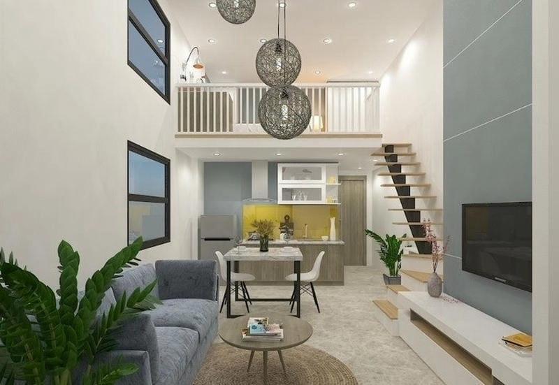 Tham khảo mẫu nhà cấp 4 gác lửng tinh tế