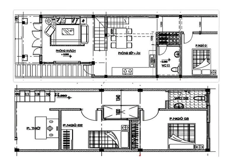 Chọn mẫu nhà cấp 4 gác lửng hiện đại