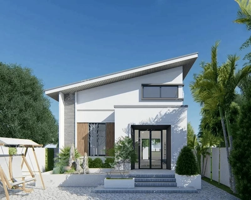 Chiêm ngưỡng mẫu nhà cấp 4 mái bằng đẹp hiện đại nổi bật