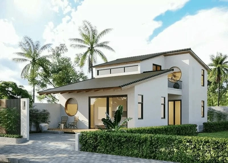 Khám phá mẫu nhà cấp 4 hiện đại mái thái 3 phòng ngủ rất đẹp gía 350tr