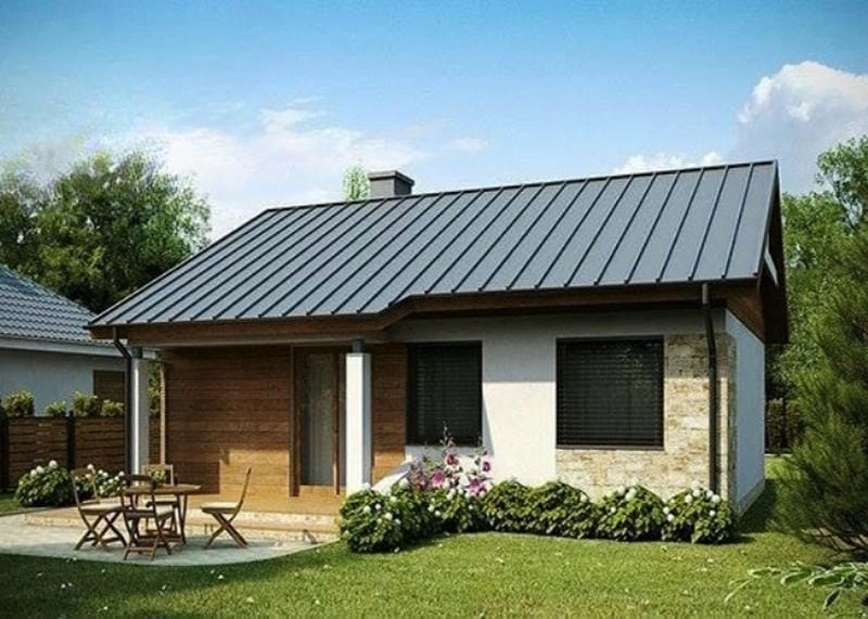 Chi phí thấp vẫn có thể làm nhà cấp 4 mái tôn đẹp