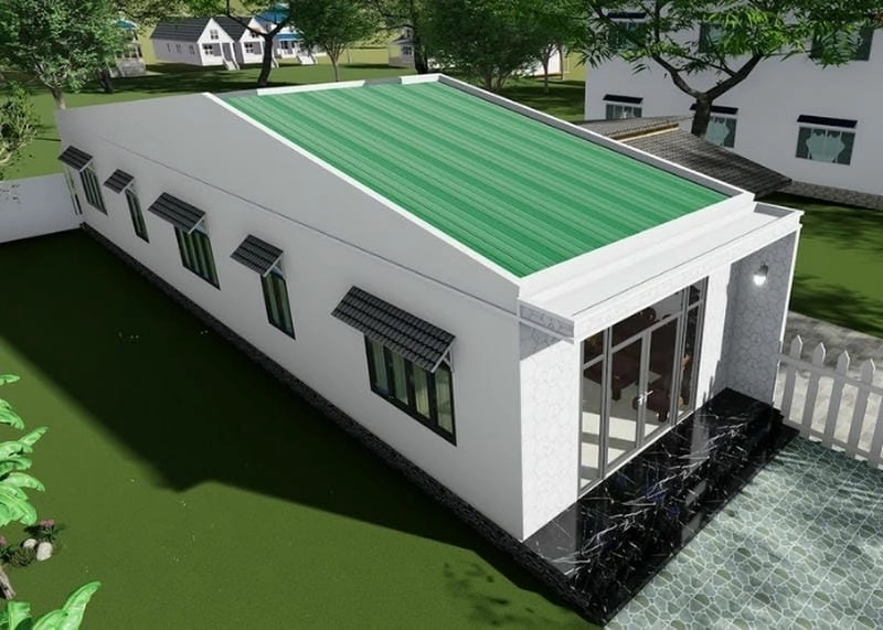 Top ý tưởng mẫu nhà cấp 4 lợp mái tôn tiện nghi hiện đại