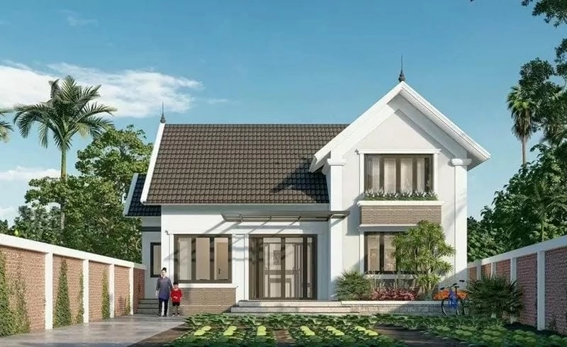 mẫu nhà mái thái cấp 4 đẹp 2022 tối giản đẹp mắt và tinh tế