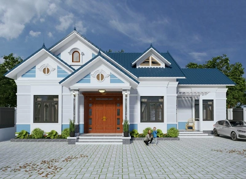 Khám phá 300 triệu mẫu nhà cấp 4 mái thái ở nông thôn tiện nghi