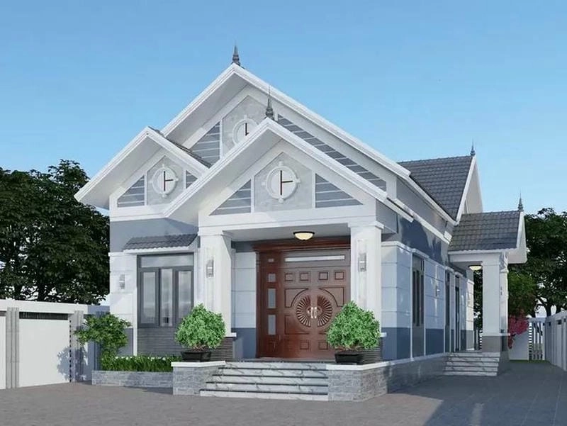 Khám phá gợi ý mẫu nhà cấp 4 mái thái 6x19m với 2 phòng ngủ đẹp