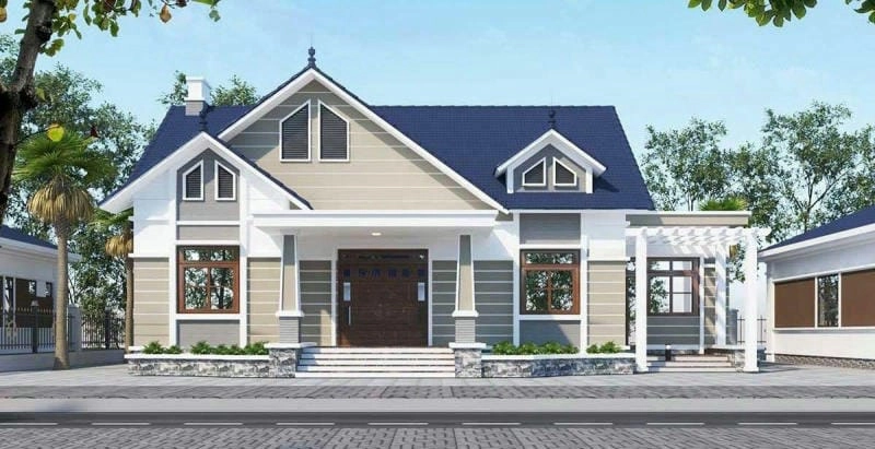 Khám phá mẫu nhà cấp 4 mái thái 3 phòng ngủ nhà đẹp mới sài gòn