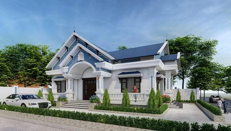 Tham khảo mẫu nhà cấp 4 mái thái 3 phòng ngủ 1 phòng thờ cùng mẫu nhà cấp 4 mái thái đơn giản