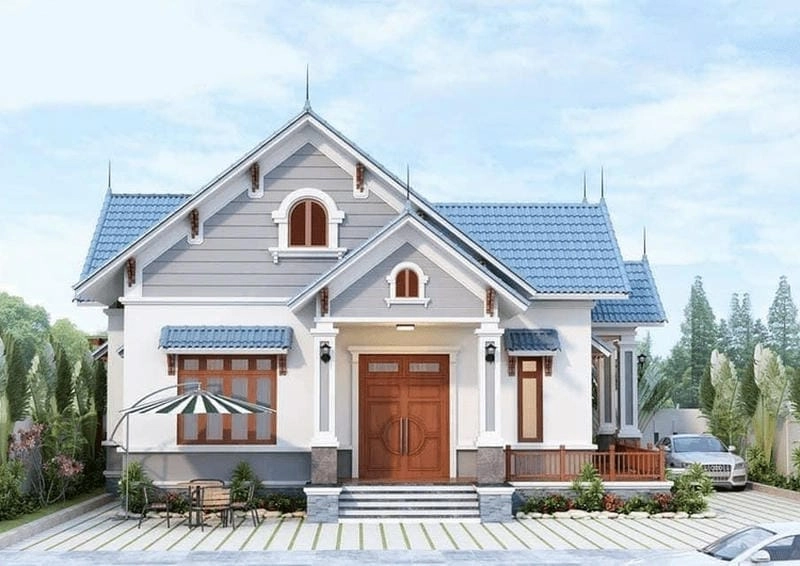 Ngắm ngay mẫu nhà cấp 4 mái thái đẹp 2022 tinh tế