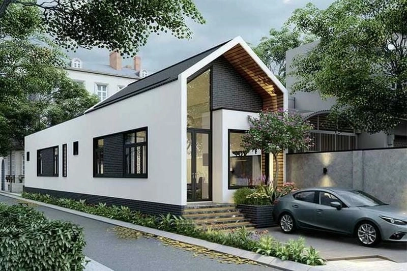 Khám phá mái thái ngang 5m mẫu nhà cấp 4 đẹp 5x20