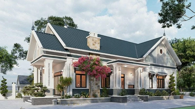 Ngắm nhìn mẫu nhà cấp 4 mái thái 2021 hiện đại