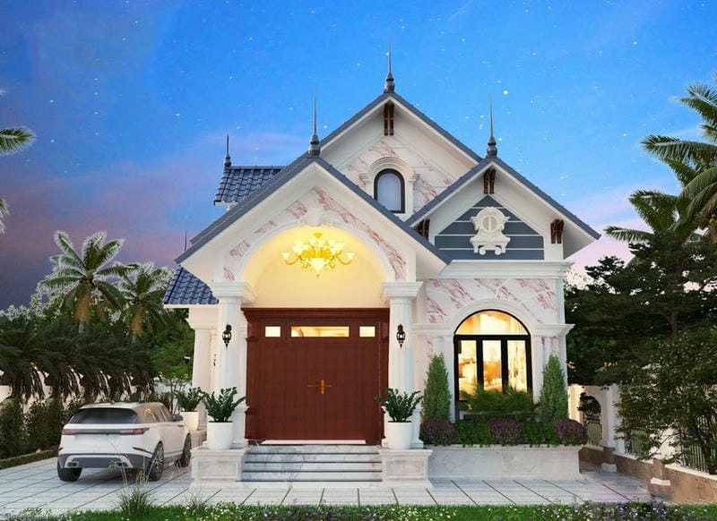 Không gian mát mẻ với mẫu nhà cấp 4 mái thái đẹp xu hướng mới