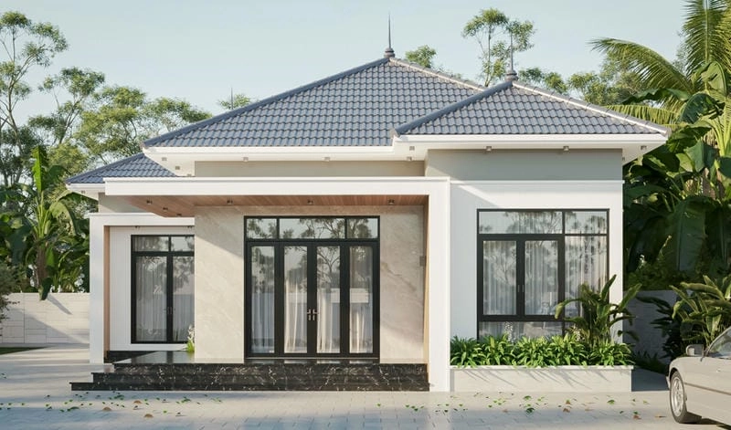 Chi phí tối ưu từ mẫu nhà cấp 4 mái thái giá 300 triệu cho gia đình trẻ