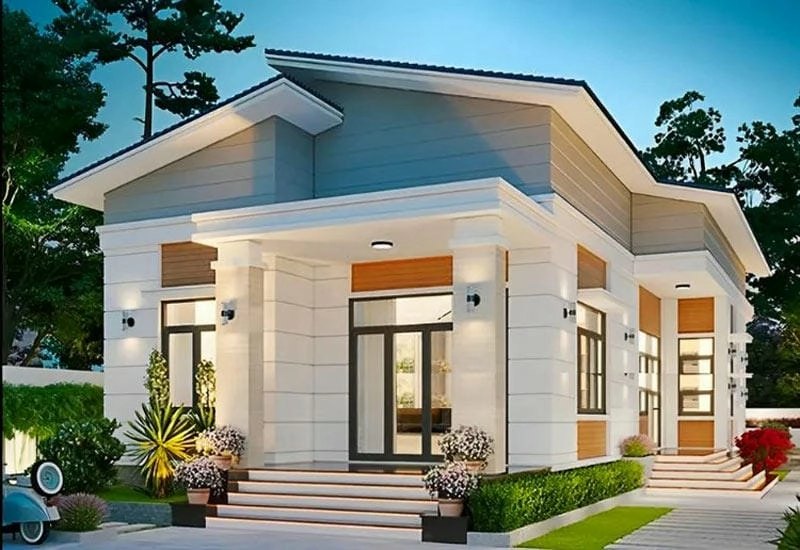 Khám phá mẫu nhà cấp 4 nông thôn sân vườn mát mẻ tiện nghi