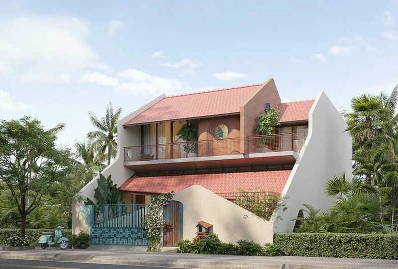 mẫu nhà 1 trệt 1 lửng 1 lầu 1 sân thượng tối ưu mọi công năng sử dụng