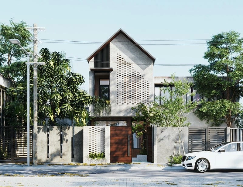 Ngắm mẫu nhà phố đẹp 2 tầng hiện đại