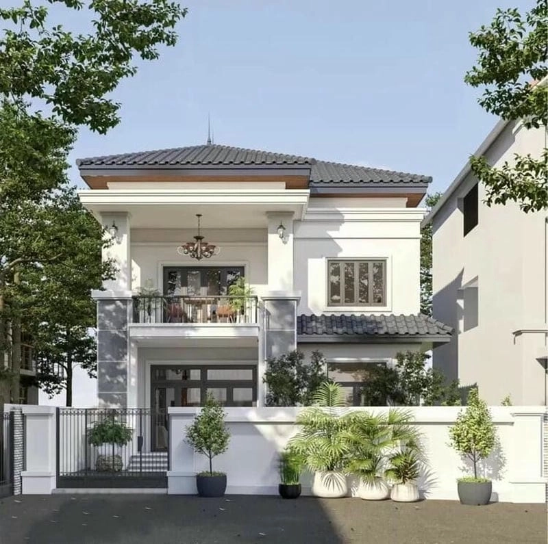 Gợi ý mẫu nhà ngang nông thôn mộc mạc ấm cúng