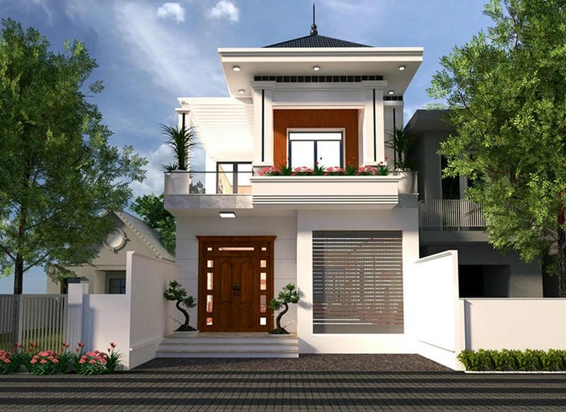 Thiết kế mẫu nhà ngang 4m dài 20m sang trọng đẹp