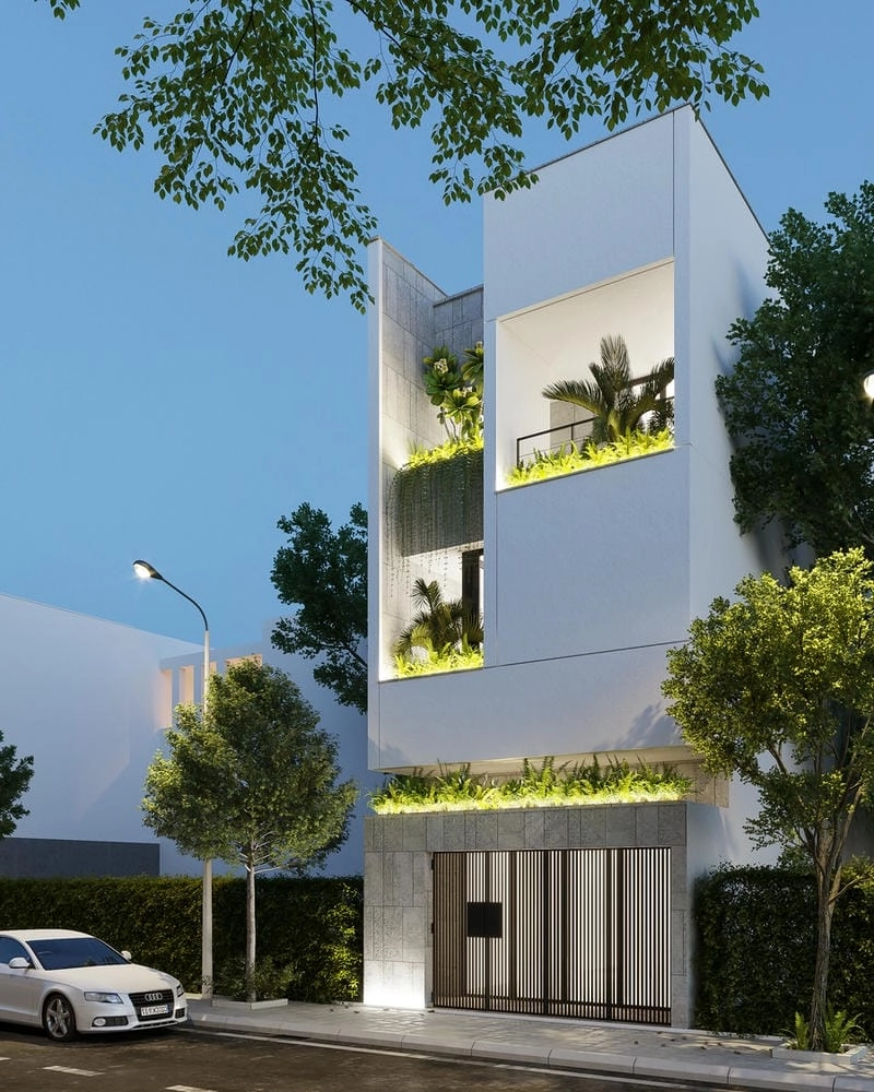 Khám phá mẫu nhà phố 3 tầng tân cổ điển độc đáo