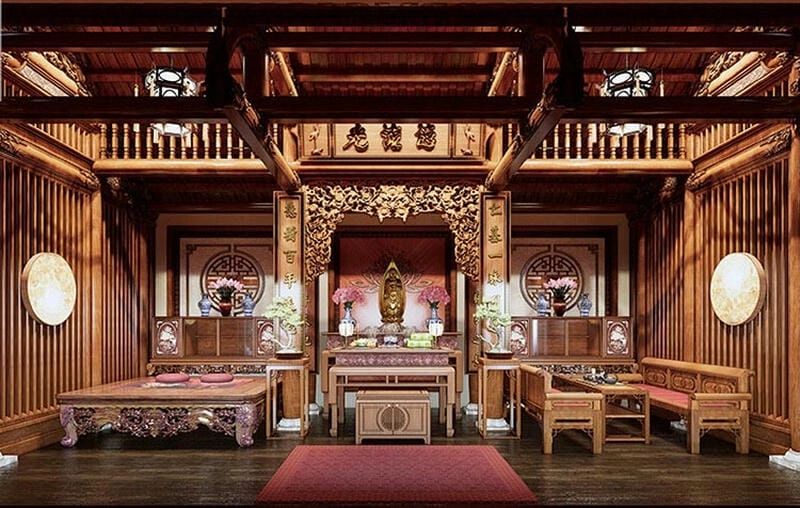 mẫu nhà gỗ cổ đẹp tinh hoa kiến trúc truyền thống