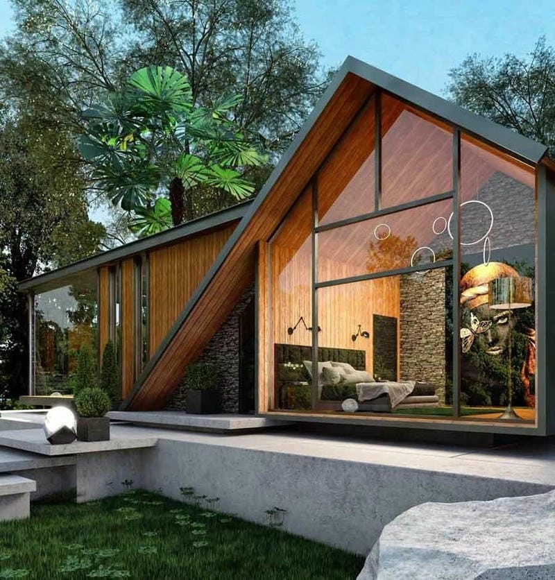 bungalow mẫu nhà gỗ đẹp giá rẻ lựa chọn du lịch lý tưởng