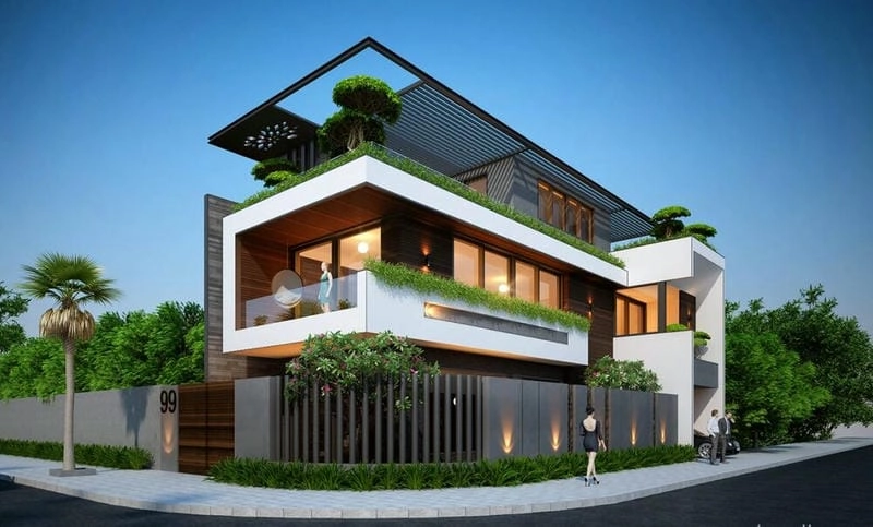 nhà đẹp lô góc thiết kế khoa học tối ưu công năng