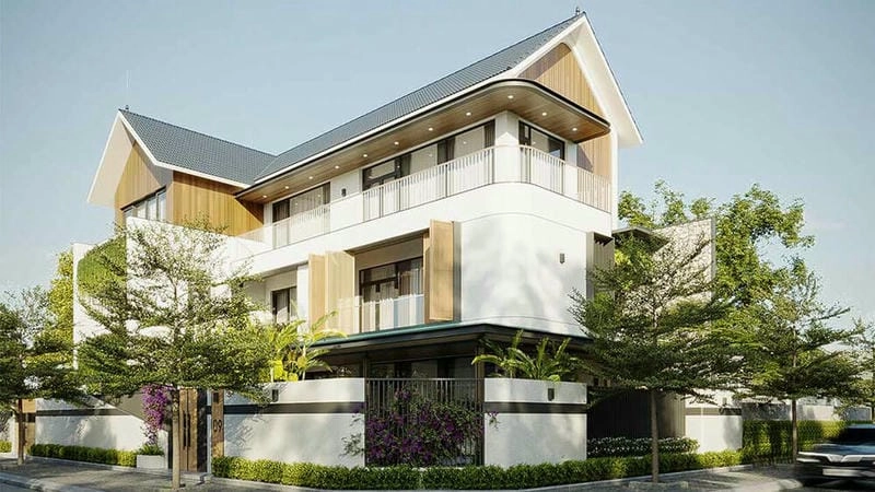 nhà lô góc 2 mặt tiền mang lại ánh sáng và thông thoáng