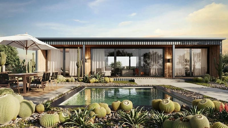 mặt tiền kính nhà ống đơn giản nhưng đầy cá tính