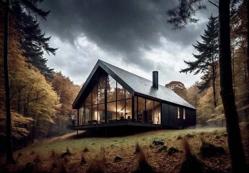 nhà kính cấp 4 đẹp mát mẻ thoáng đãng giữa lòng phố