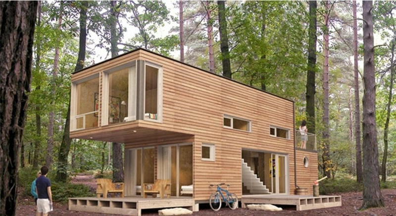 Tối ưu hóa diện tích với nhà gỗ lắp ghép thông minh tiện lợi