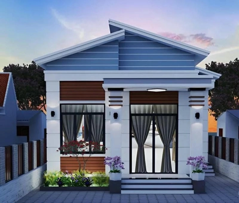 Tham khảo mẫu nhà thái 1 tầng 3 phòng ngủ đẹp mái đẹp thoáng mát