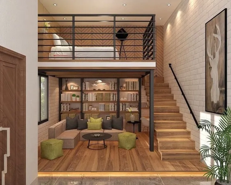 Khám phá mẫu nhà gác lửng 2 mặt tiền đẹp cuốn hút