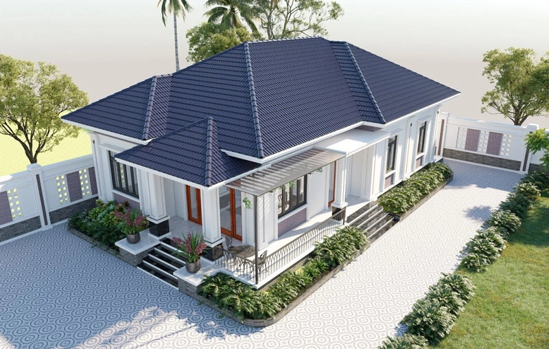 Gợi ý mẫu nhà mái nhật nhà vườn chan hòa thiên nhiên