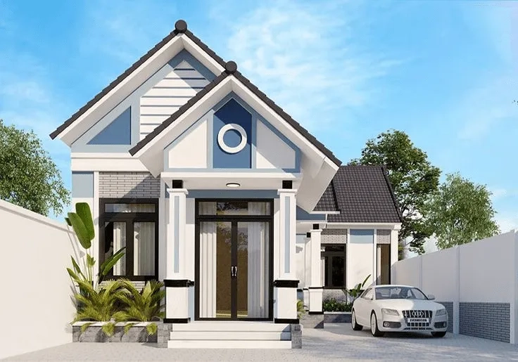 Không gian lý tưởng với mẫu nhà mái thái 1 tầng 3 phòng ngủ bình dương
