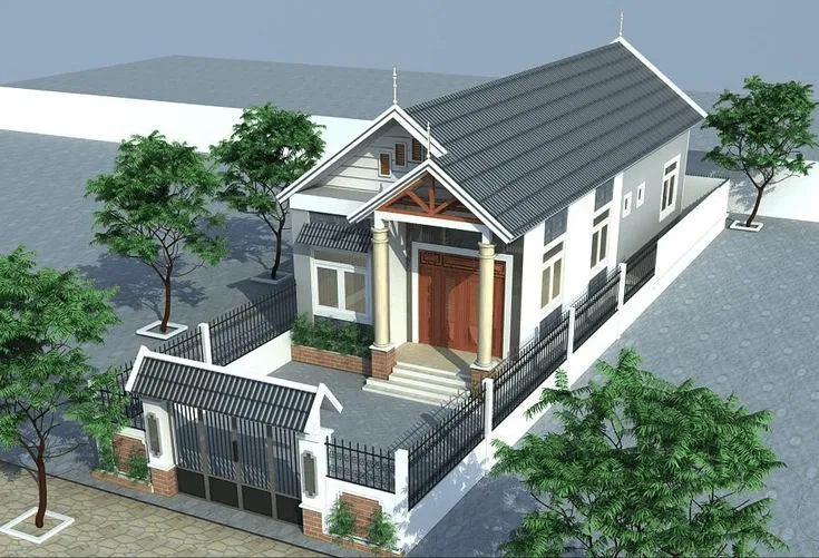 Gợi ý mẫu nhà mái thái giá rẻ cho gia đình trẻ