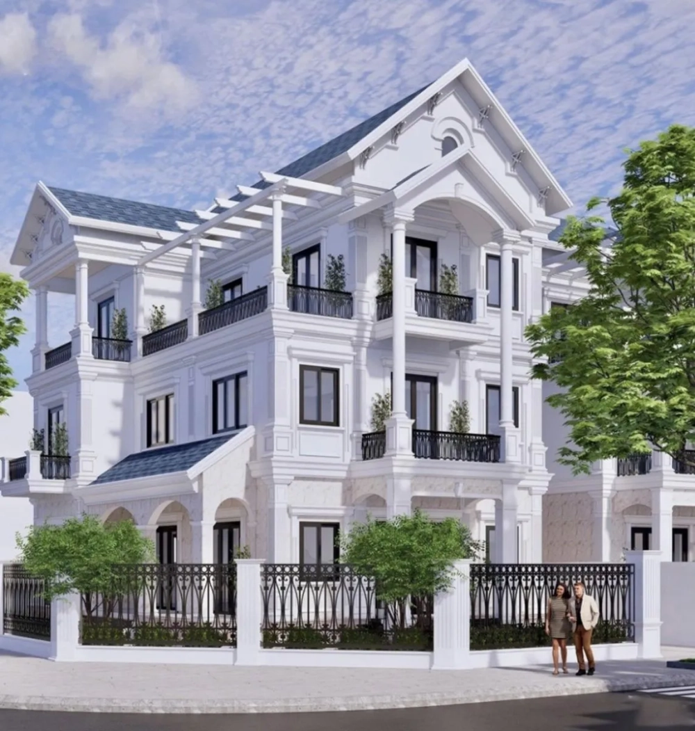 Khám phá mẫu nhà mái thái mặt tiền 7m sang trọng mẫu nhà mái thái 3 tầng