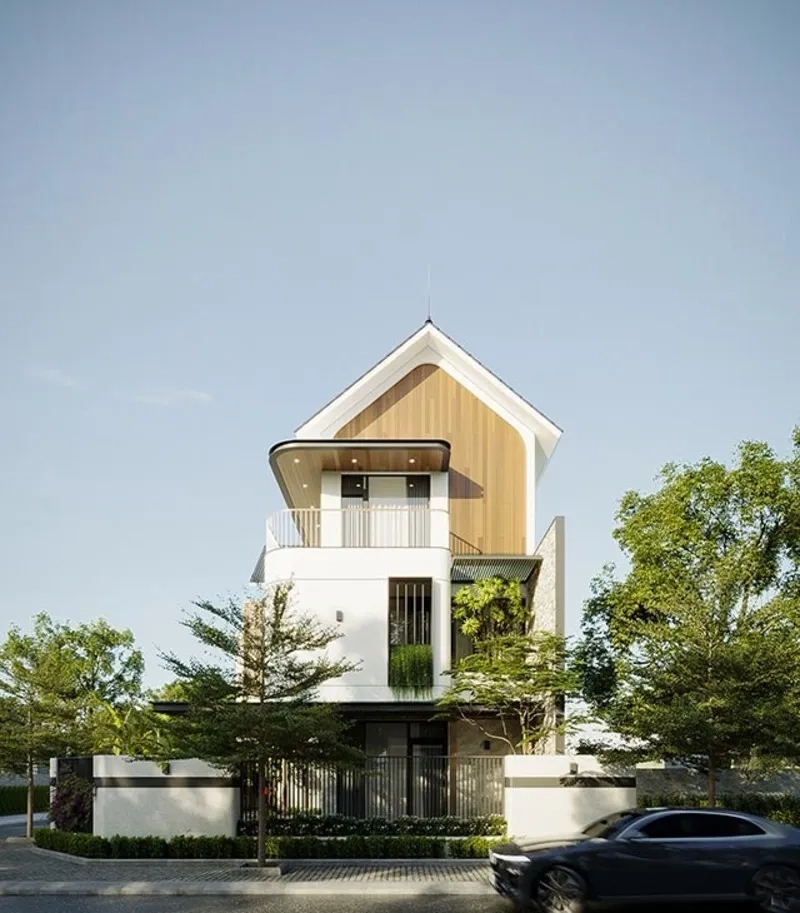 Khám phá mẫu nhà mái thái 6x20m tiện nghi mẫu nhà mái thái 3 tầng