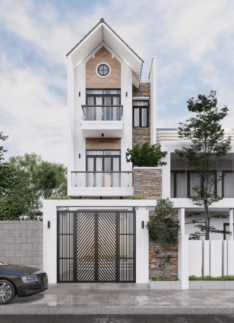Khám phá mẫu nhà mái thái đẹp nổi bật mẫu nhà mái thái 3 tầng