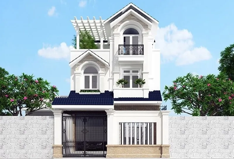 Tham khảo mẫu nhà mái thái 5x20 đẹp hài hòa mẫu nhà mái thái 3 tầng