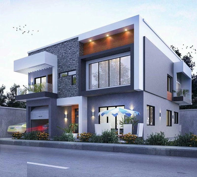 Gợi ý mẫu nhà ngang 6m nhỏ xinh nổi bật