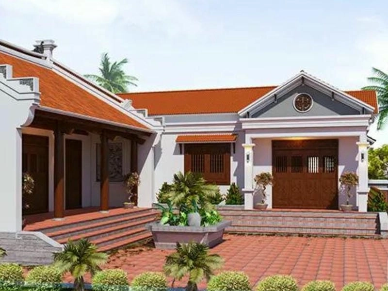 mẫu nhà bản vẽ nhà thờ họ 3 gian chi tiết dễ thi công