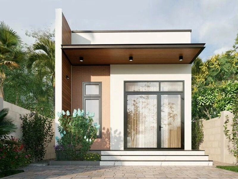 Mẫu mới ngang 5m mẫu nhà ống 1 tầng đẹp 5x20 siêu chất