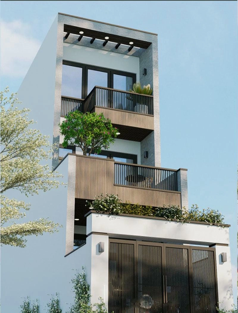 Trải nghiệm tiện nghi từ mẫu nhà đẹp 3 tầng 5x20m